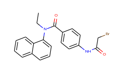 4-[(2-bromoacetyl)amino]-n-ethyl-n-(1-naphthyl)-benzamide