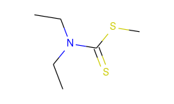 Carbamodithioic acid, diethyl-, methyl ester
