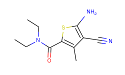 5-amino-4-cyano-n,n-diethyl-3-methylthiophene-2-carboxamide
