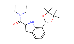 N,N-Diethyl-7-(4,4,5,5-tetramethyl-1,3,2-dioxaborolan-2-yl)-1H-indole-2-carboxamide