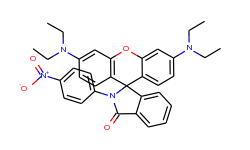 3,6-bis(diethylamino)-2-(4-nitrophenyl)spiro[isoindole-1,9-xanthene]-3-one