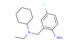2-{[cyclohexyl(ethyl)amino]methyl}-4-fluoroaniline