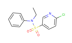 6-Chloro-pyridine-3-sulfonic acid ethyl-phenyl-amide