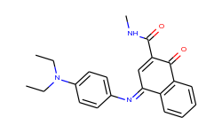 4-((4-(Diethylamino)phenyl)imino)-N-methyl-1-oxo-1,4-dihydronaphthalene-2-carboxamide