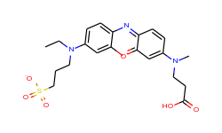 3-[N-(2-Carboxyethyl)methylamino]-7-[N-ethyl(3-sulfonatopropyl)amino]phenoxazin-5-ium