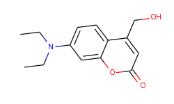 2H-1-Benzopyran-2-one, 7-(diethylamino)-4-(hydroxymethyl)-