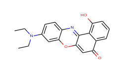 5H-Benzo[a]phenoxazin-5-one, 9-(diethylamino)-1-hydroxy-