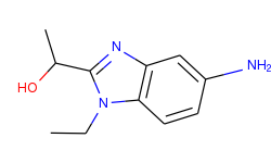 1-(5-amino-1-ethyl-1h-benzoimidazol-2-yl)-ethanol