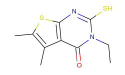 3-ethyl-2-mercapto-5,6-dimethyl-3h-thieno-[2,3-d]pyrimidin-4-one