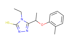 4-ethyl-5-[1-(2-methylphenoxy)ethyl]-4h-1,2,4-triazole-3-thiol