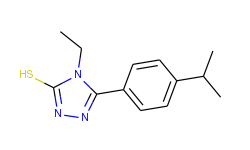 4-ethyl-5-(4-isopropylphenyl)-4h-1,2,4-triazole-3-thiol