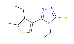 4-ethyl-5-(4-ethyl-5-methylthien-3-yl)-4h-1,2,4-triazole-3-thiol