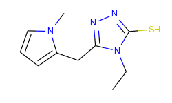 4-ethyl-5-[(1-methyl-1h-pyrrol-2-yl)methyl]-4h-1,2,4-triazole-3-thiol