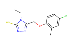 5-[(4-chloro-2-methylphenoxy)methyl]-4-ethyl-4h-1,2,4-triazole-3-thiol