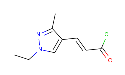 (2e)-3-(1-ethyl-3-methyl-1h-pyrazol-4-yl)-acryloyl chloride