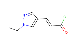 (2e)-3-(1-ethyl-1h-pyrazol-4-yl)acryloyl chloride