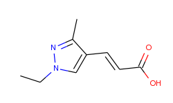 (2e)-3-(1-ethyl-3-methyl-1h-pyrazol-4-yl)-acrylic acid