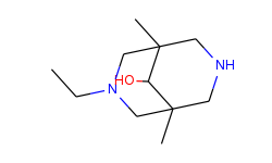 3-ethyl-1,5-dimethyl-3,7-diaza-bicyclo[3.3.1]-nonan-9-ol