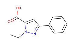 2-ethyl-5-phenyl-2h-pyrazole-3-carboxylic acid