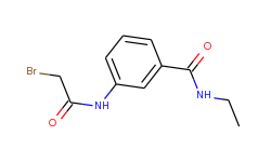 3-[(2-bromoacetyl)amino]-n-ethylbenzamide