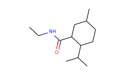 Cyclohexanecarboxamide, N-ethyl-5-methyl-2-(1-methylethyl)-