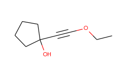 1-(2-Ethoxyethynyl)cyclopentanol