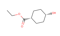 Cyclohexanecarboxylic acid, 4-hydroxy-, ethyl ester, cis-