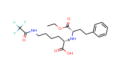 n2-[(1s)-ethoxycarbonyl-3-phenylpropyl]-n6-trifluoroacetyl-l-lysine
