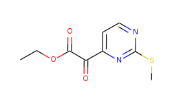 (2-methylsulfanyl-pyrimidin-4-yl)-oxo-acetic acid ethyl ester
