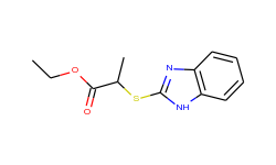 ethyl 2-(1h-benzimidazol-2-ylthio)propanoate