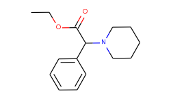 ethyl 2-phenyl-2-piperidinoacetate