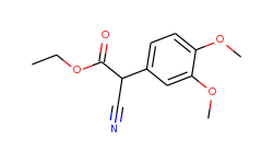 Ethyl 2-cyano-2-(3,4-dimethoxyphenyl)acetate