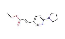 ethyl 3-[6-(1-pyrrolidinyl)-3-pyridyl]acrylate