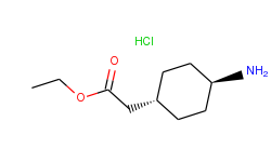 Cyclohexaneacetic acid, 4-amino-, ethyl ester, hydrochloride, trans-