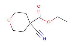 2H-Pyran-4-carboxylic acid, 4-cyanotetrahydro-, ethyl ester