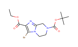 ethyl 7-(tert-butoxycarbonyl)-3-bromo-5,6,7,8-tetrahydroimidazo[1,2-a]pyrazine-2-carboxylate