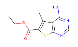 ethyl 4-amino-5-methylthieno[2,3-d]pyrimidine-6-carboxylate