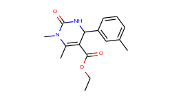 ethyl 1,6-dimethyl-4-(3-methylphenyl)-2-oxo-1,2,3,4-tetrahydro-5-pyrimidinecarboxylate