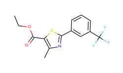 ethyl 4-methyl-2-[3-(trifluoromethyl)phenyl]-1,3-thiazole-5-carboxylate