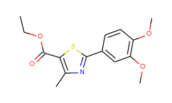 ethyl 2-(3,4-dimethoxyphenyl)-4-methyl-1,3-thiazole-5-carboxylate