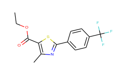 ethyl 4-methyl-2-[4-(trifluoromethyl)phenyl]-1,3-thiazole-5-carboxylate