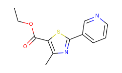 ethyl 4-methyl-2-(3-pyridinyl)-1,3-thiazole-5-carboxylate