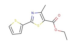 ethyl 4-methyl-2-(2-thienyl)-1,3-thiazole-5-carboxylate
