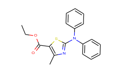ethyl 2-(diphenylamino)-4-methyl-1,3-thiazole-5-carboxylate