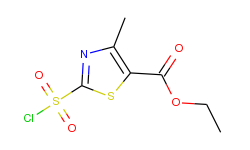 2-chlorosulfonyl-4-methyl-thiazole-5-carboxylic acid ethyl ester