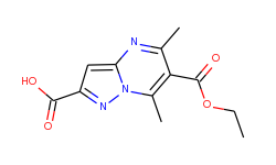 5,7-dimethyl-pyrazolo[1,5-a]pyrimidine-2,6-dicarboxylic acid 6-ethyl ester