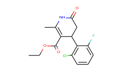 ethyl 4-(2-chloro-6-fluorophenyl)-2-methyl-6-oxo-1,4,5,6-tetrahydro-3-pyridinecarboxylate