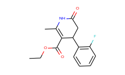 ethyl 4-(2-fluorophenyl)-2-methyl-6-oxo-1,4,5,6-tetrahydro-3-pyridinecarboxylate