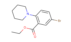 ethyl 5-bromo-2-(piperidin-1-yl)benzoate