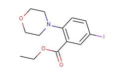 ethyl 5-iodo-2-morpholinobenzoate